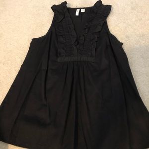Old navy black top XS EUC